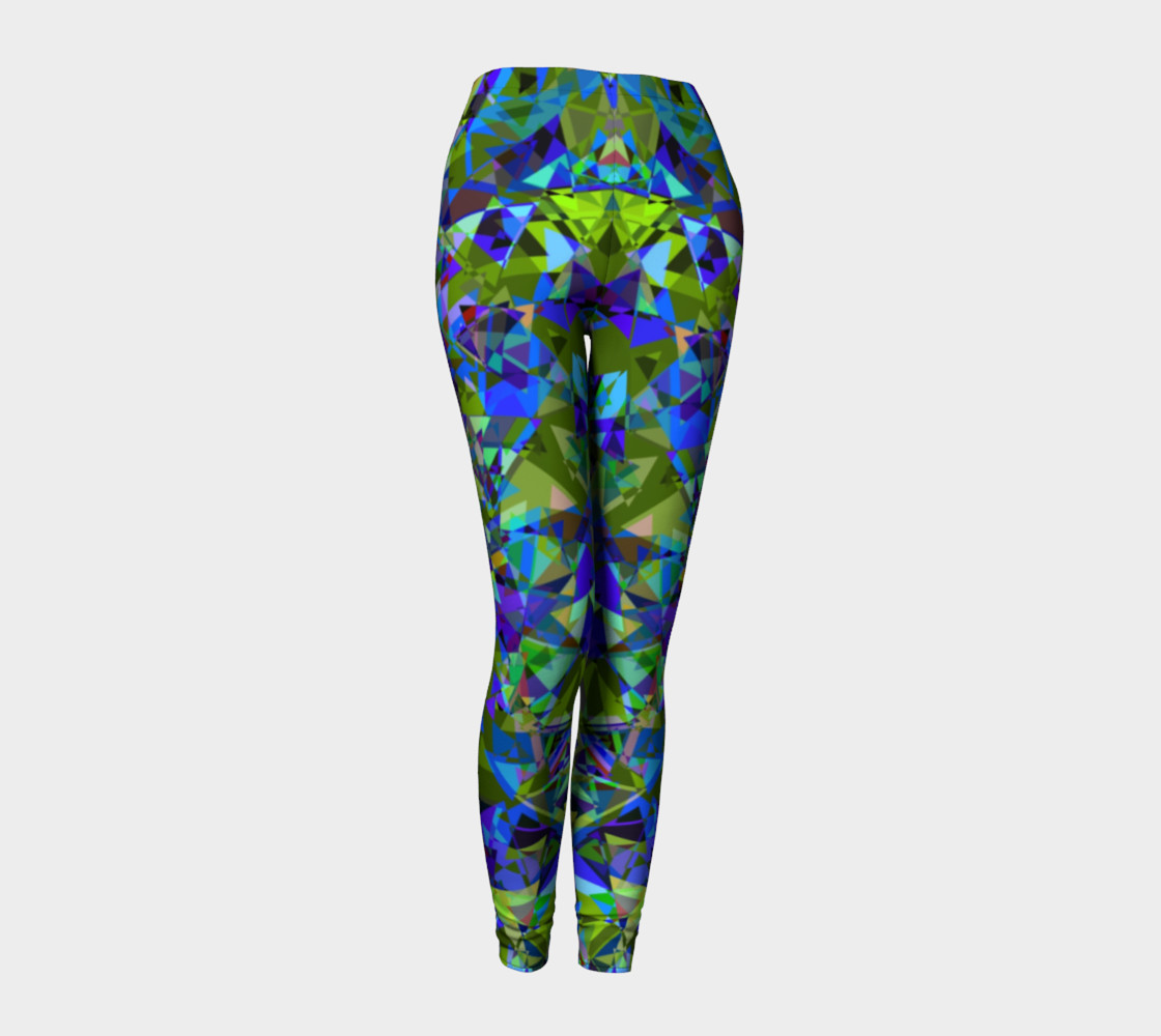 Psychedelic Crystal All Over Print leggings preview #1