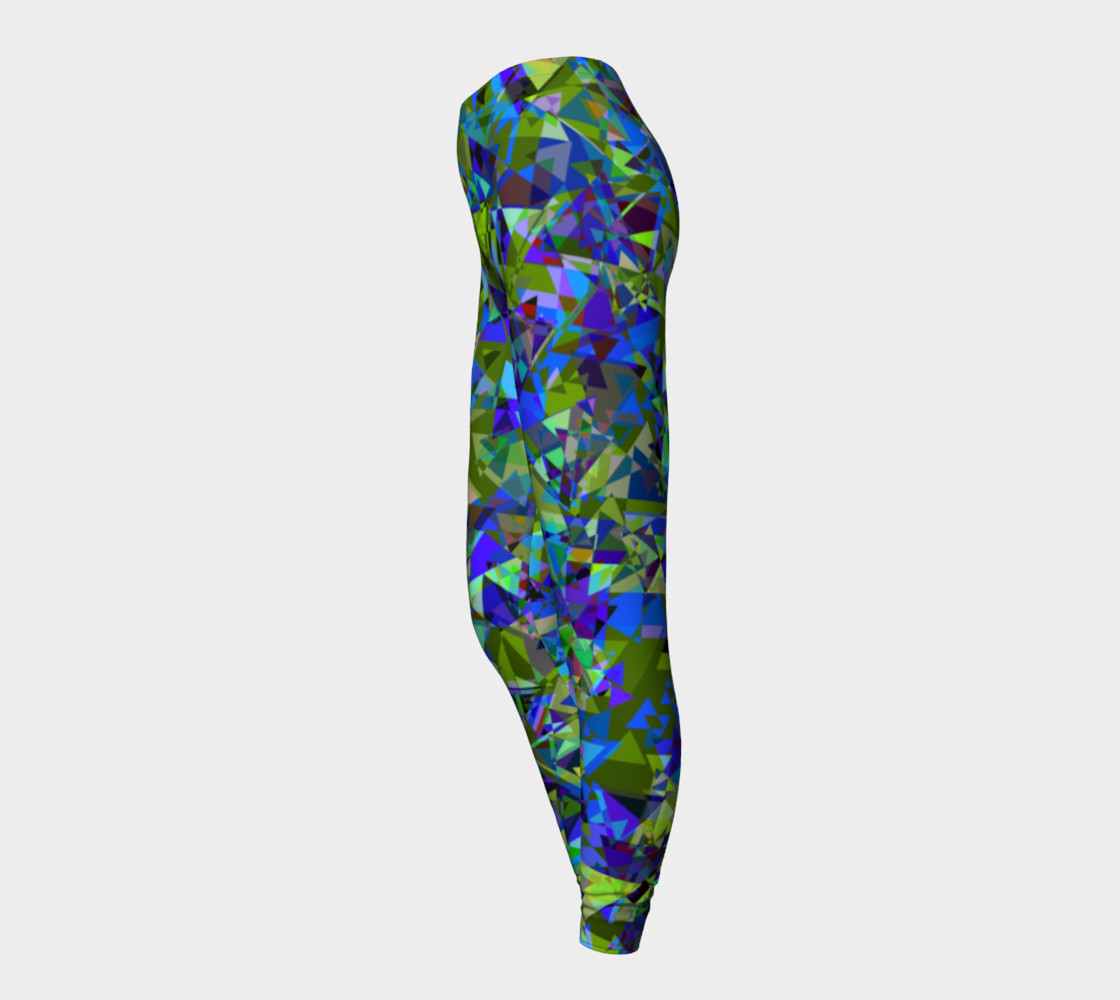 Psychedelic Crystal All Over Print leggings preview #3