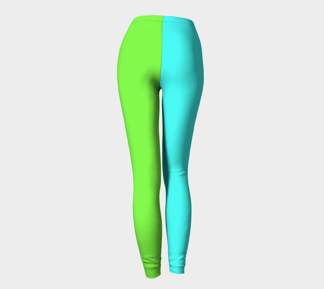 Minty Lime Leggings preview #4