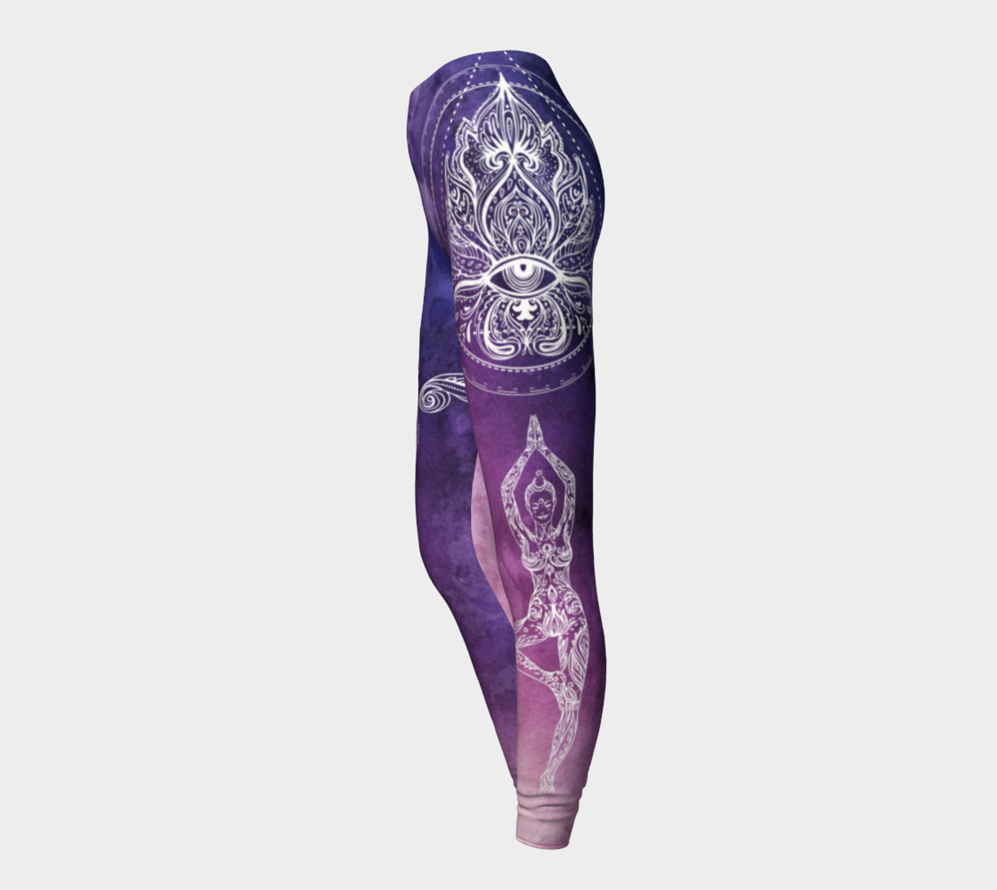 Tree pose yoga pants preview #3