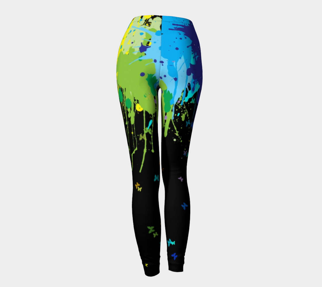 "Dripping Butterflies" Leggings preview #4