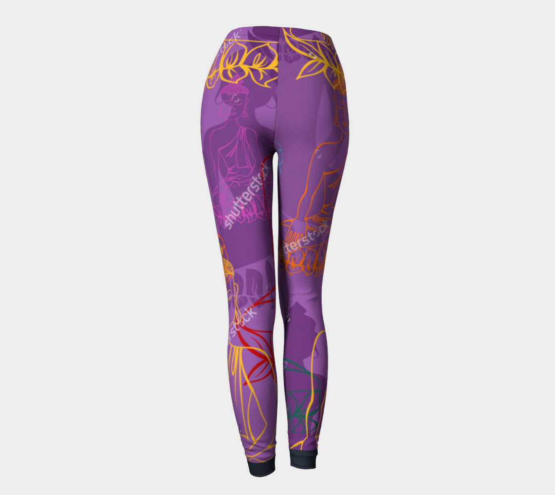 Purple Buddha Leggings preview #4