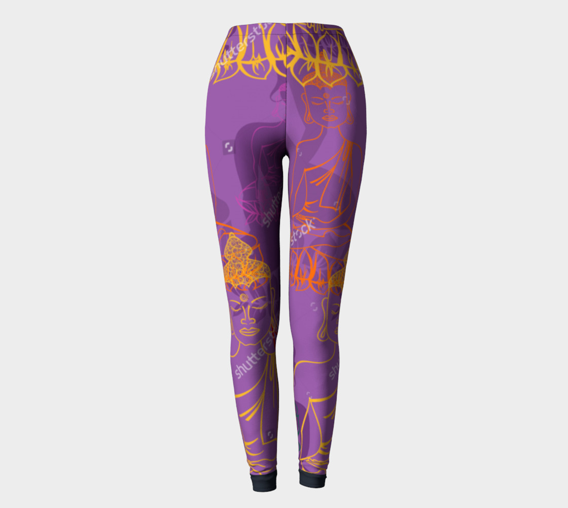 Purple Buddha Leggings preview #2