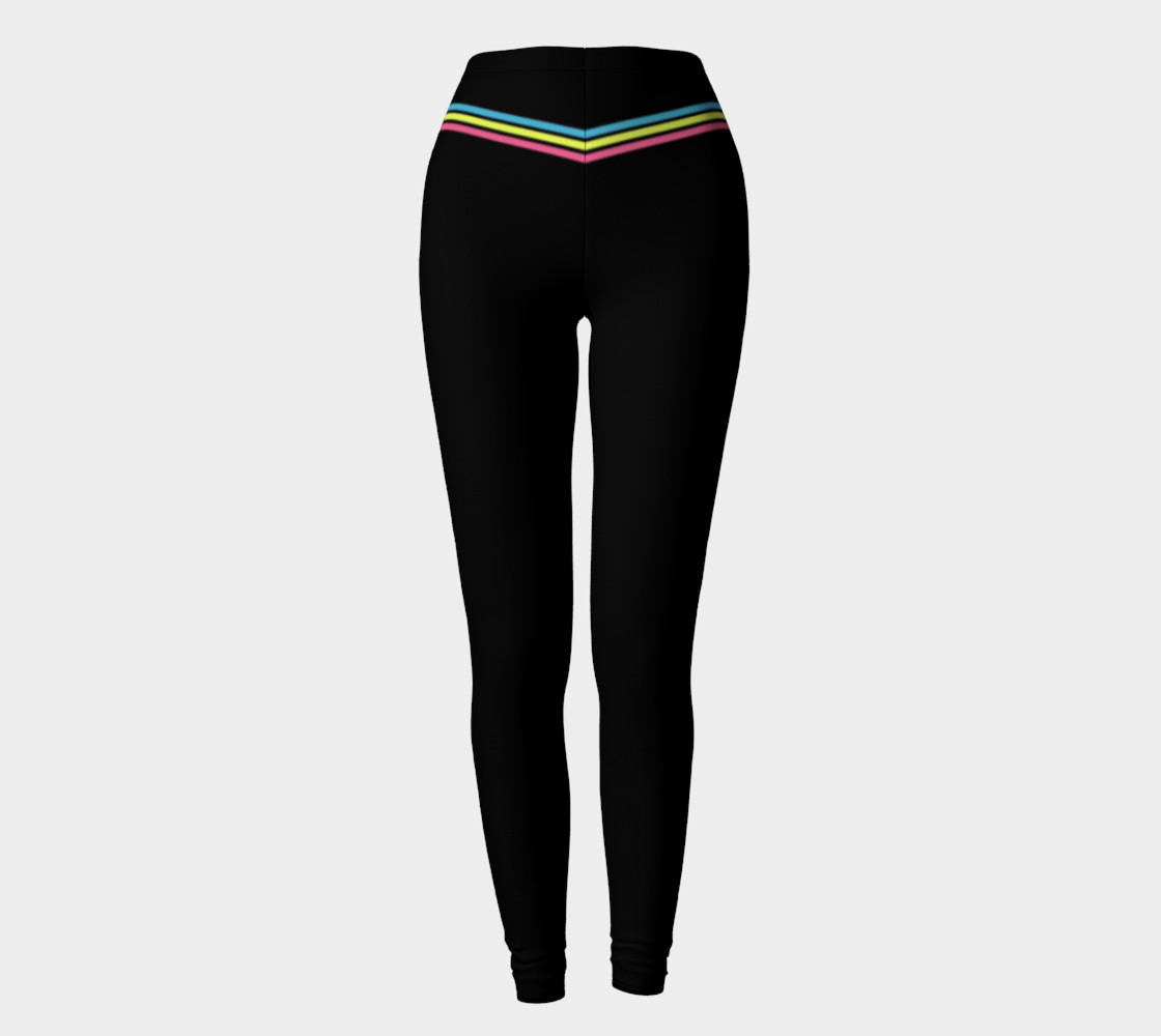 Pastel Stripes Leggings preview #2