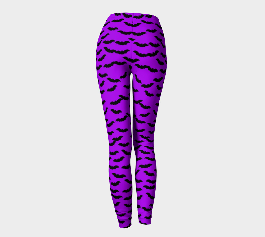 Bats in the Belfry-Purple Leggings preview #4