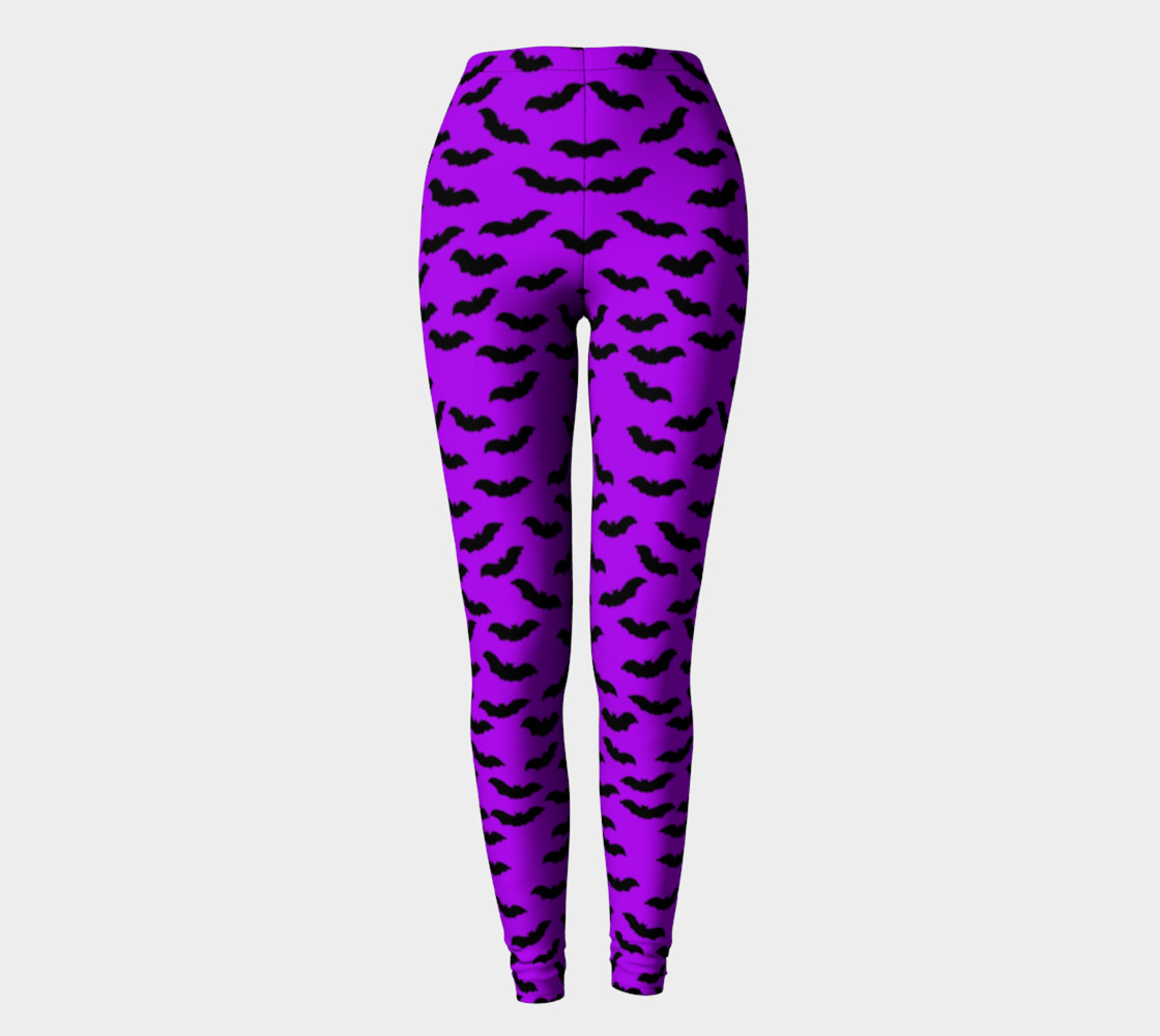 Bats in the Belfry-Purple Leggings preview #2