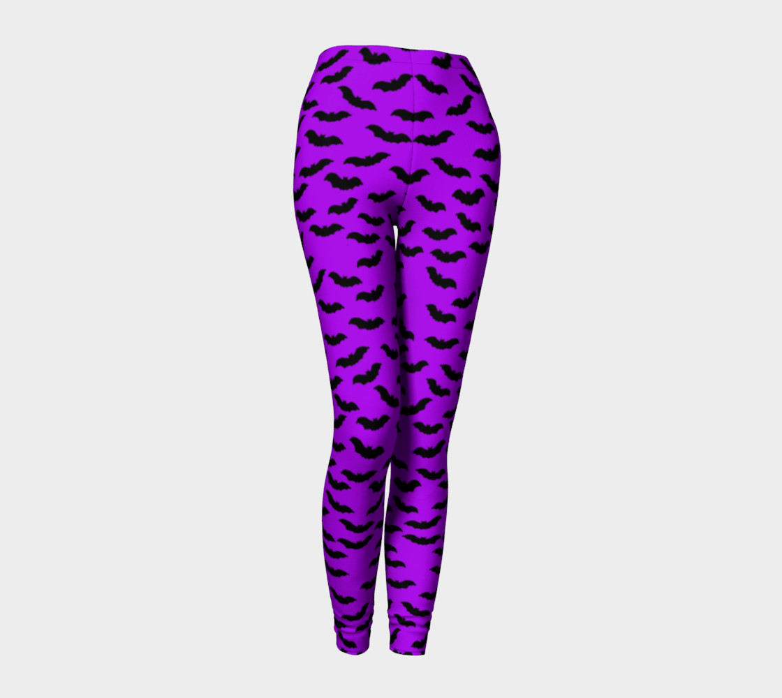 Bats in the Belfry-Purple Leggings preview #1