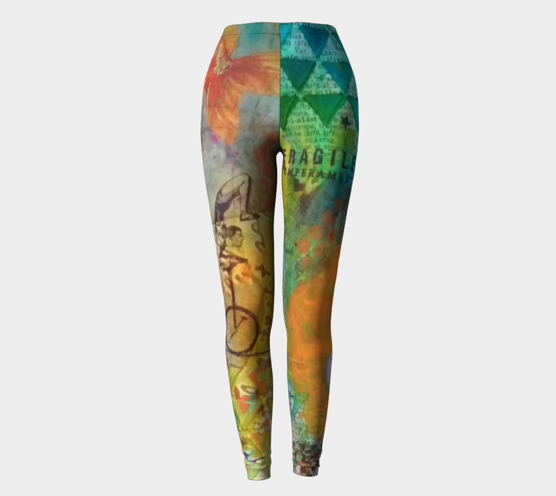 Life is a Circus! - Art Wear Leggings by Danita Lyn preview #2