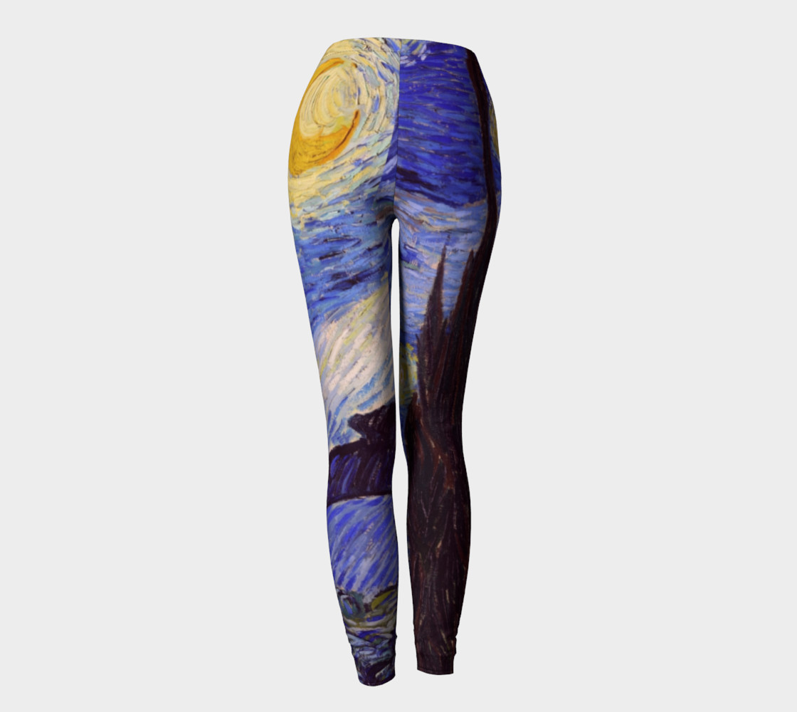 Vincent Van Gogh Starry Night Leggins preview #4