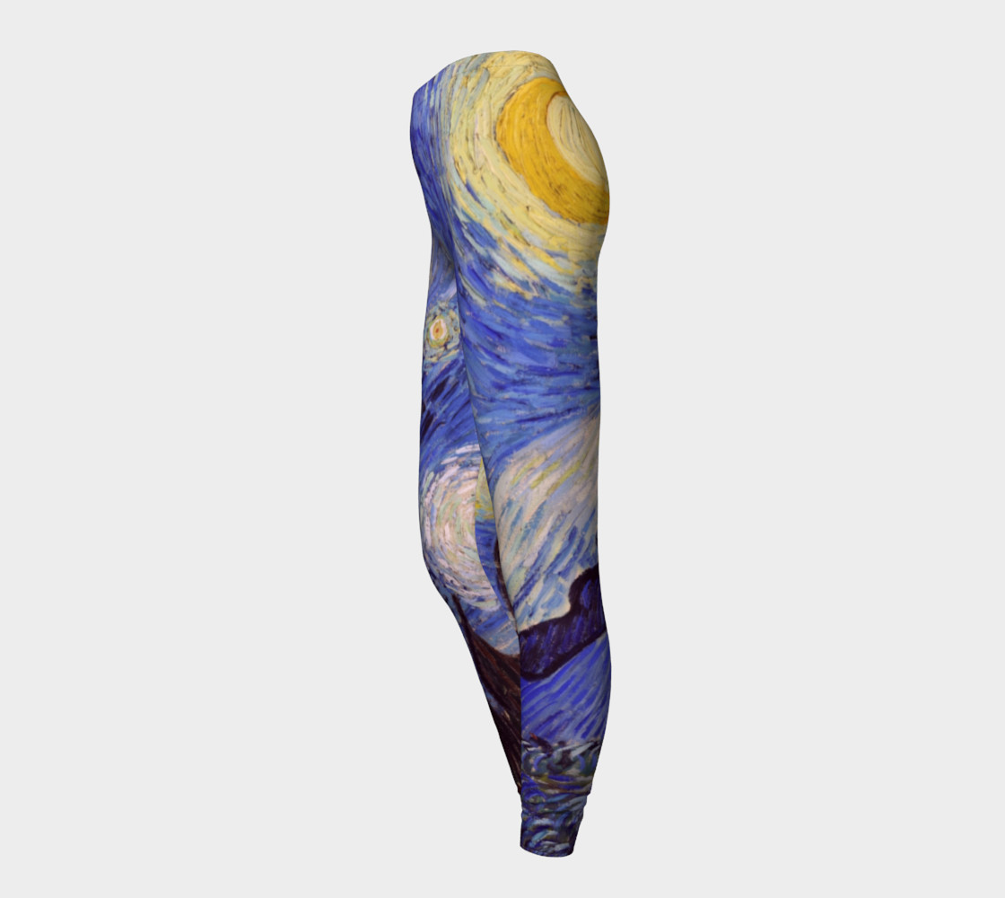 Vincent Van Gogh Starry Night Leggins preview #3