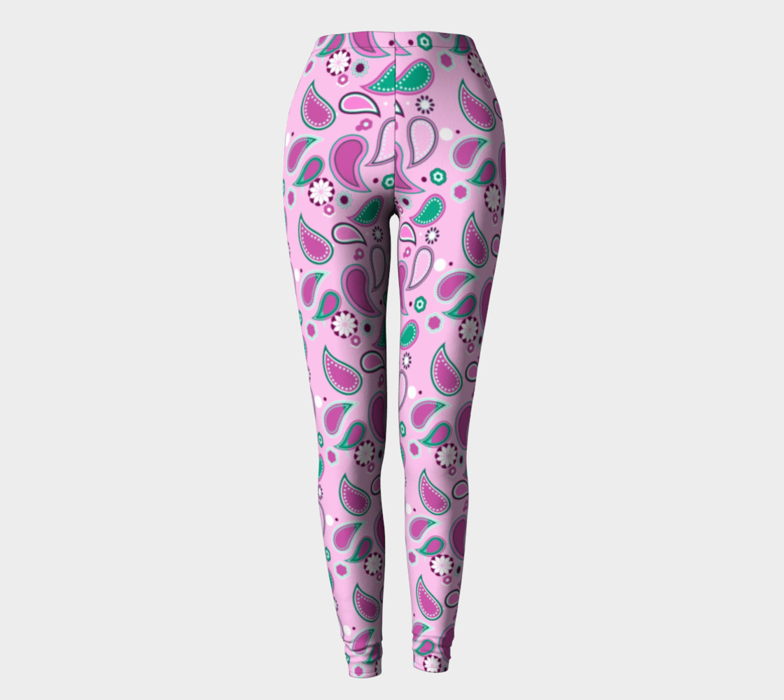 pink and green leggings