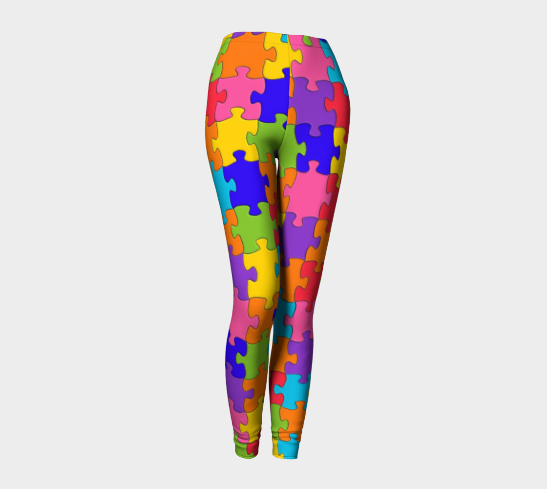 Funny Colorful Jigsaw Puzzle Pieces preview #1