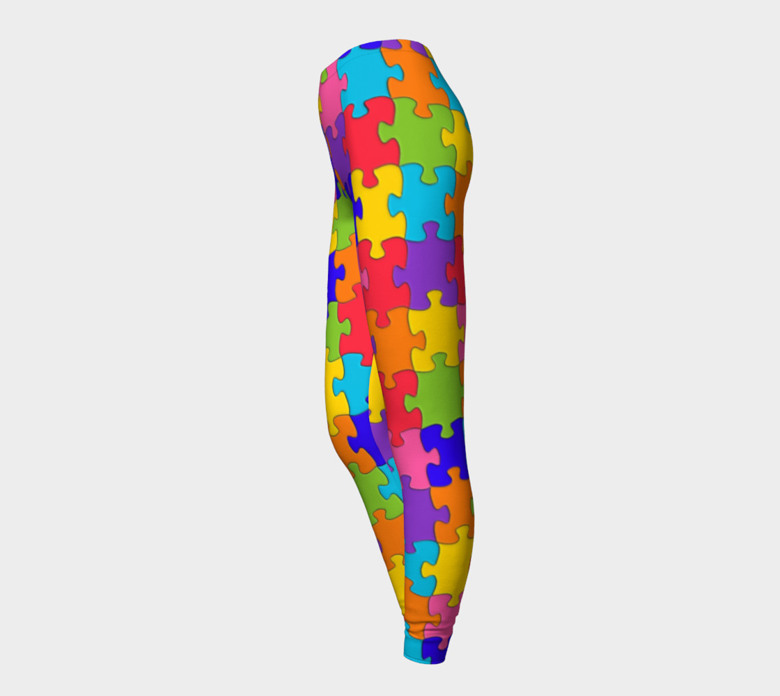 Funny Colorful Jigsaw Puzzle Pieces preview #3