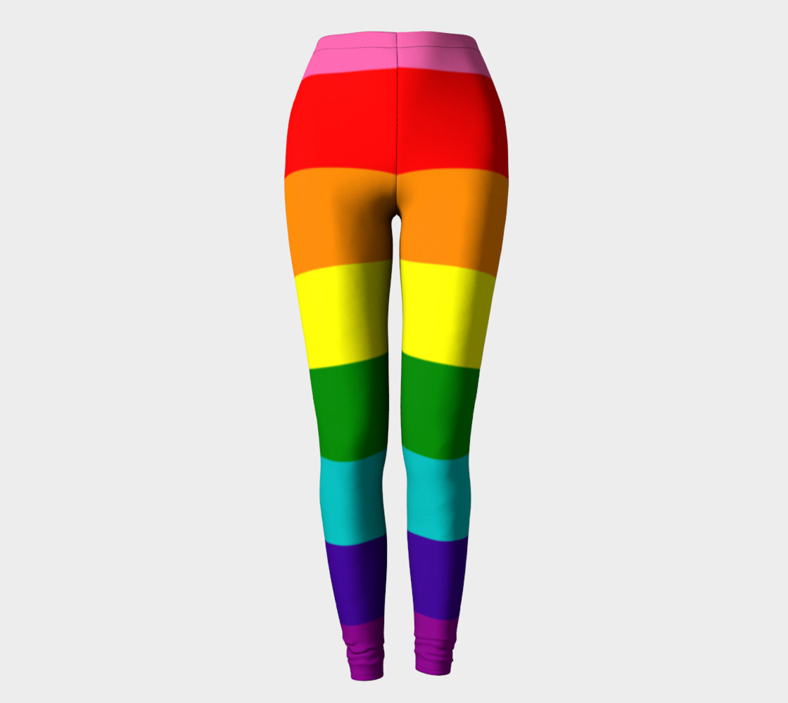 Rainbow Flag Original 8 Stripes Pattern LGBT Pride preview #2