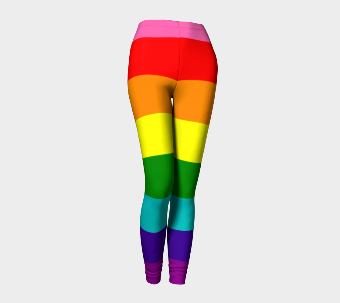 Rainbow Flag Original 8 Stripes Pattern LGBT Pride preview #1