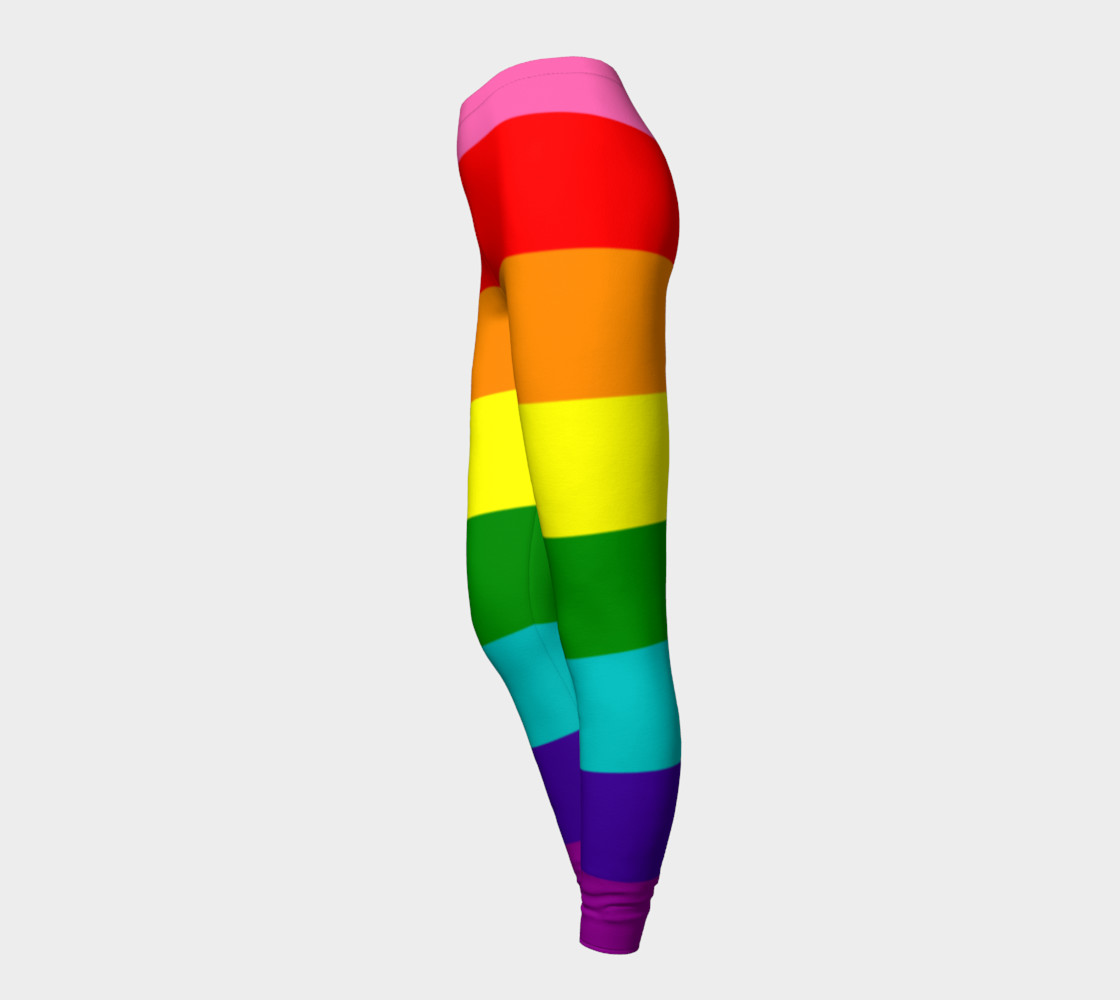 Rainbow Flag Original 8 Stripes Pattern LGBT Pride preview #3