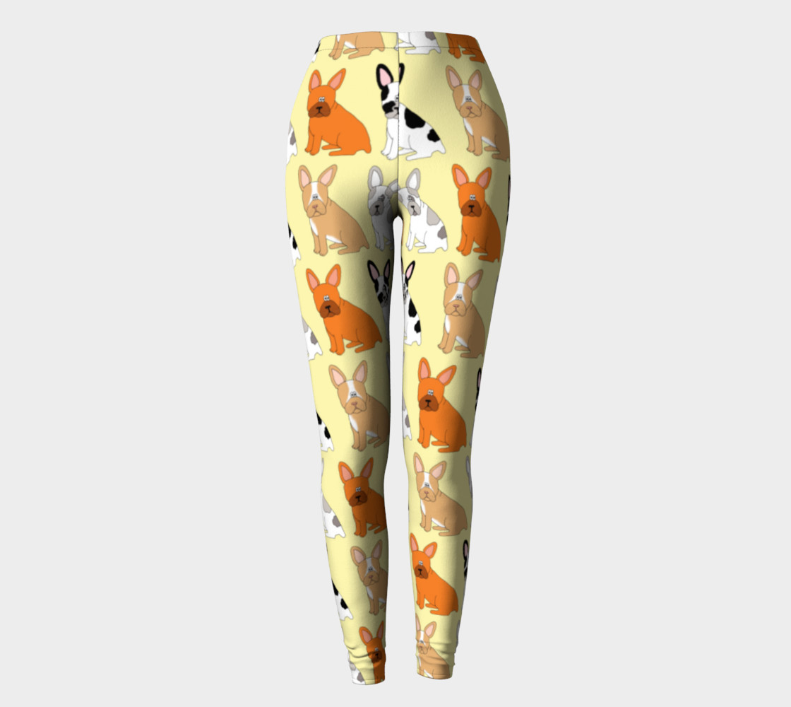 French bulldog ladies leggings preview #2