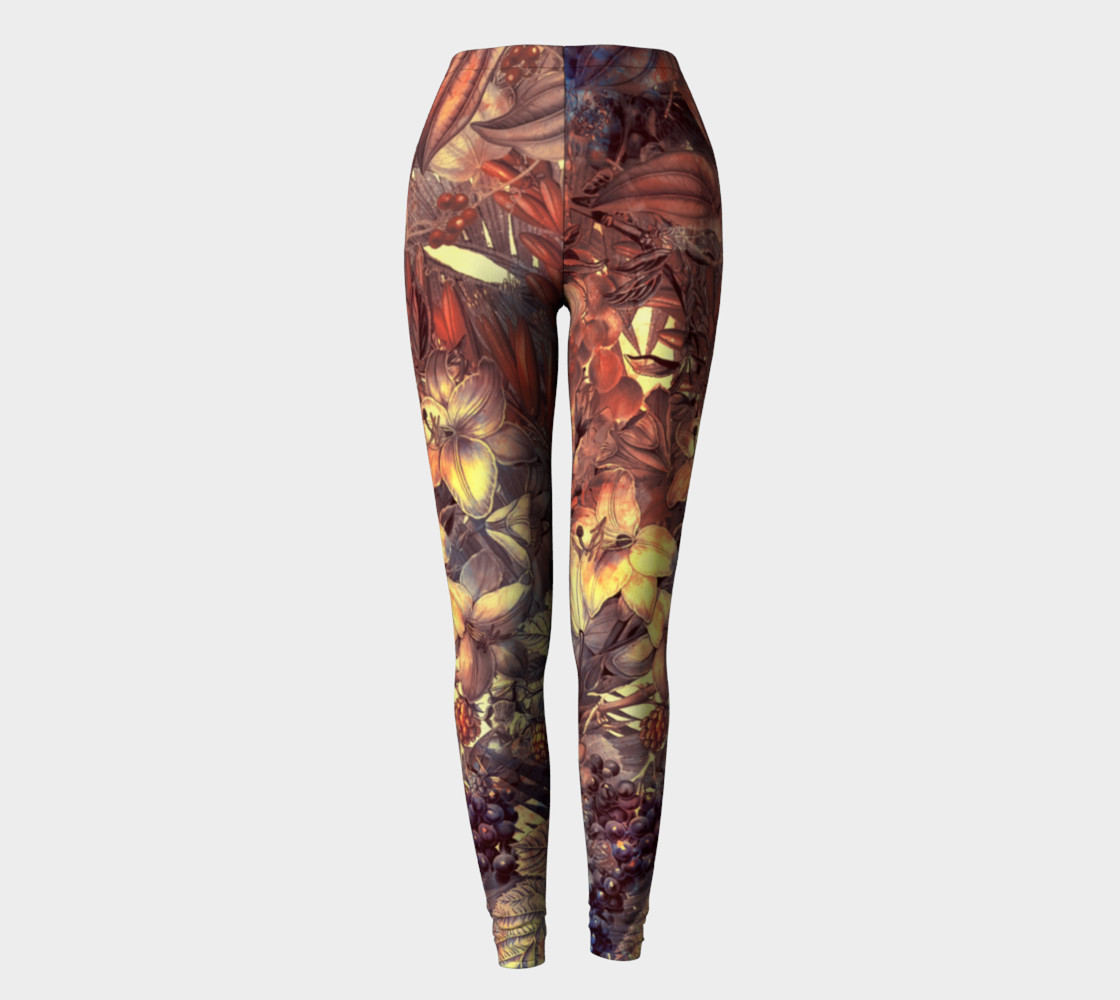 leggings magic flowers preview #2