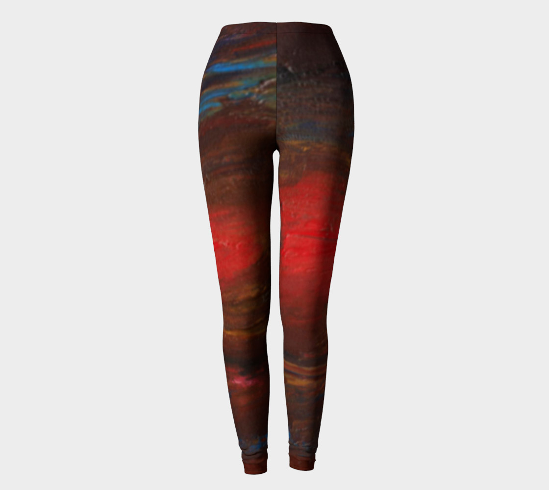 Crimson Ocean Leggings preview #2