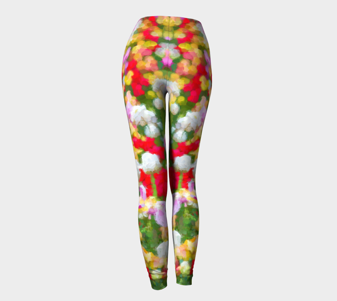 Painted Tulips Leggings preview #4