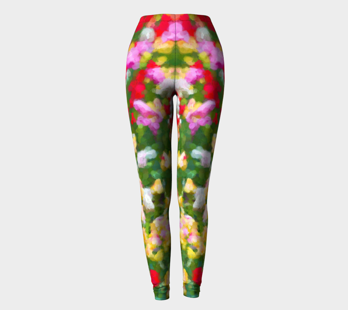 Painted Tulips Leggings preview #2