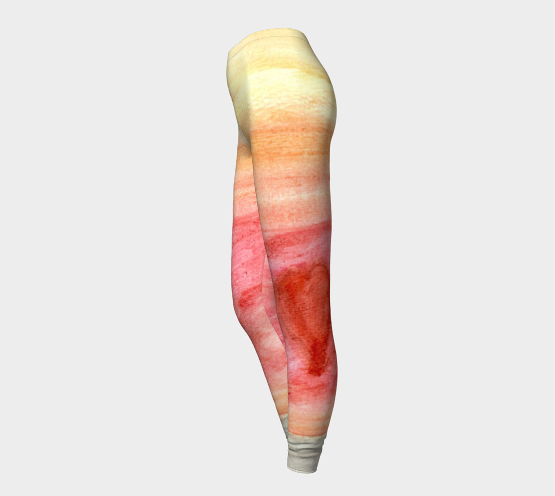 Radiating Heart Leggings preview #3