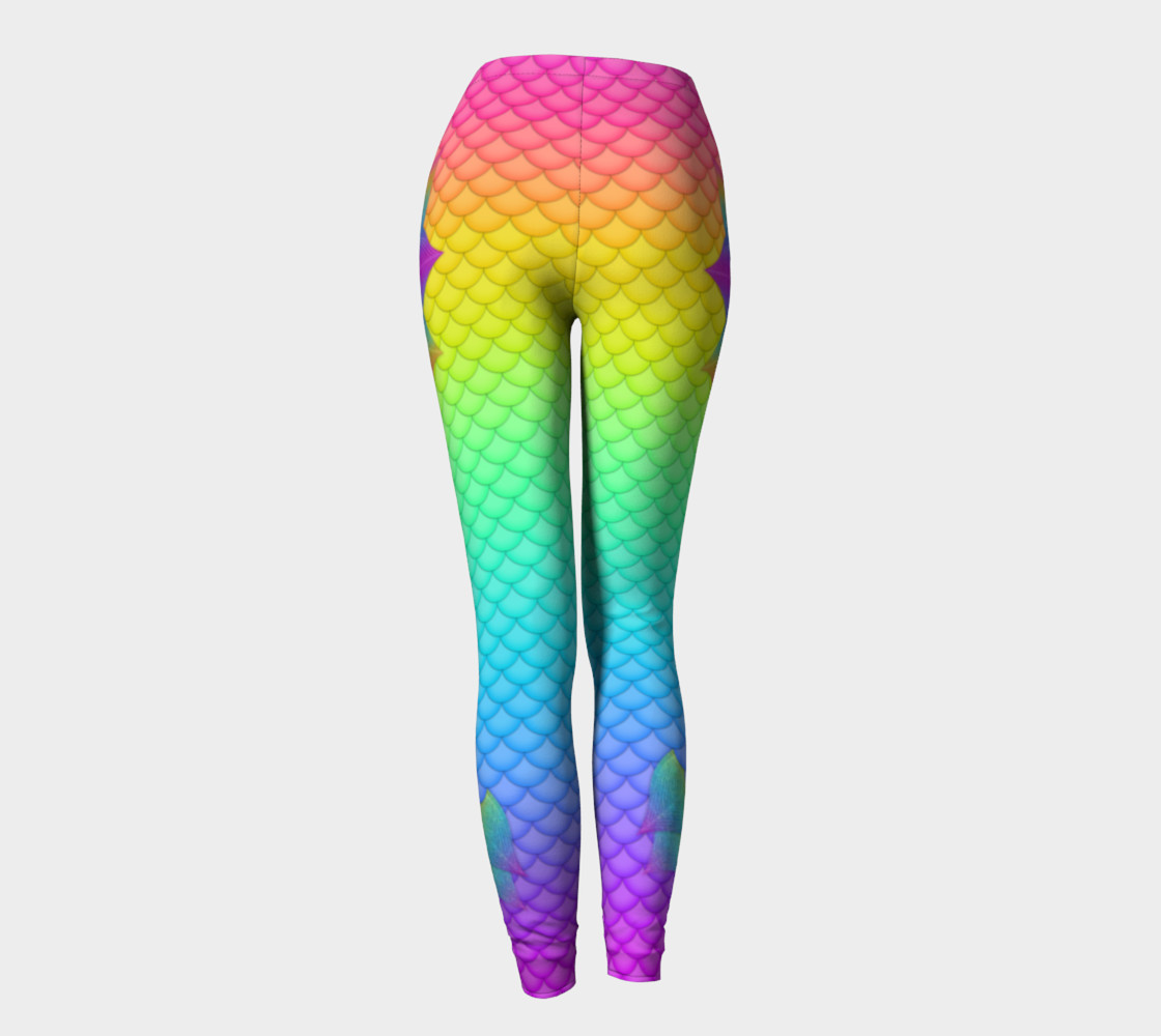 Neon Mermaid Leggings preview #4