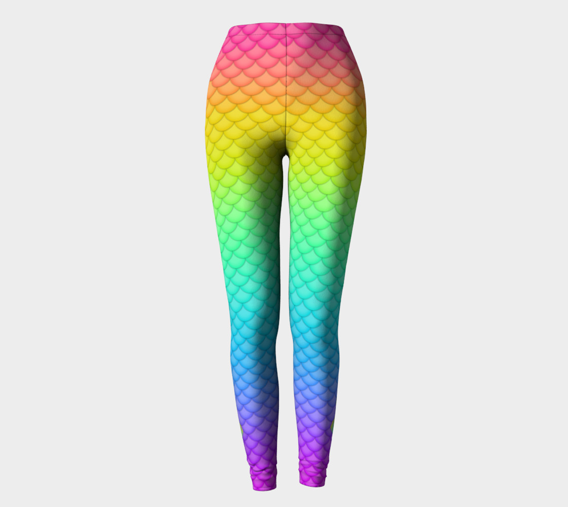 Neon Mermaid Leggings preview #2