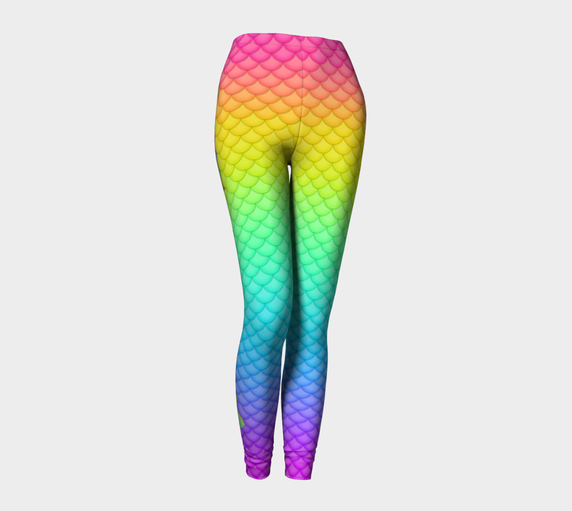 Neon Mermaid Leggings preview #1