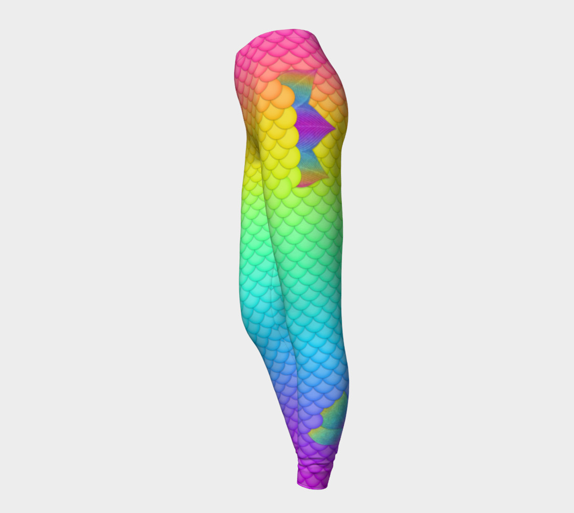 Neon Mermaid Leggings preview #3