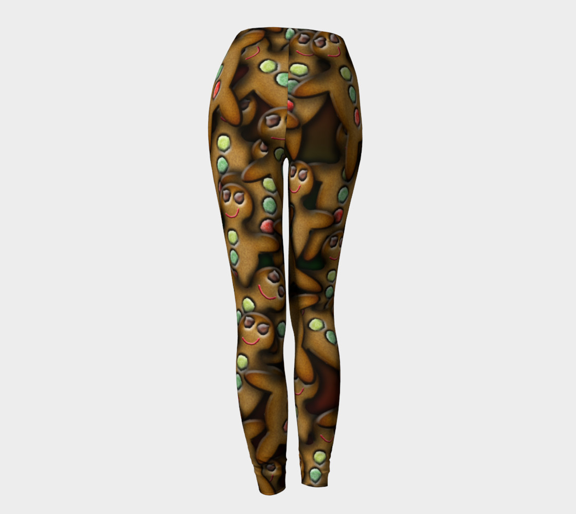 Gingerbread Man Leggings, Leggings by 