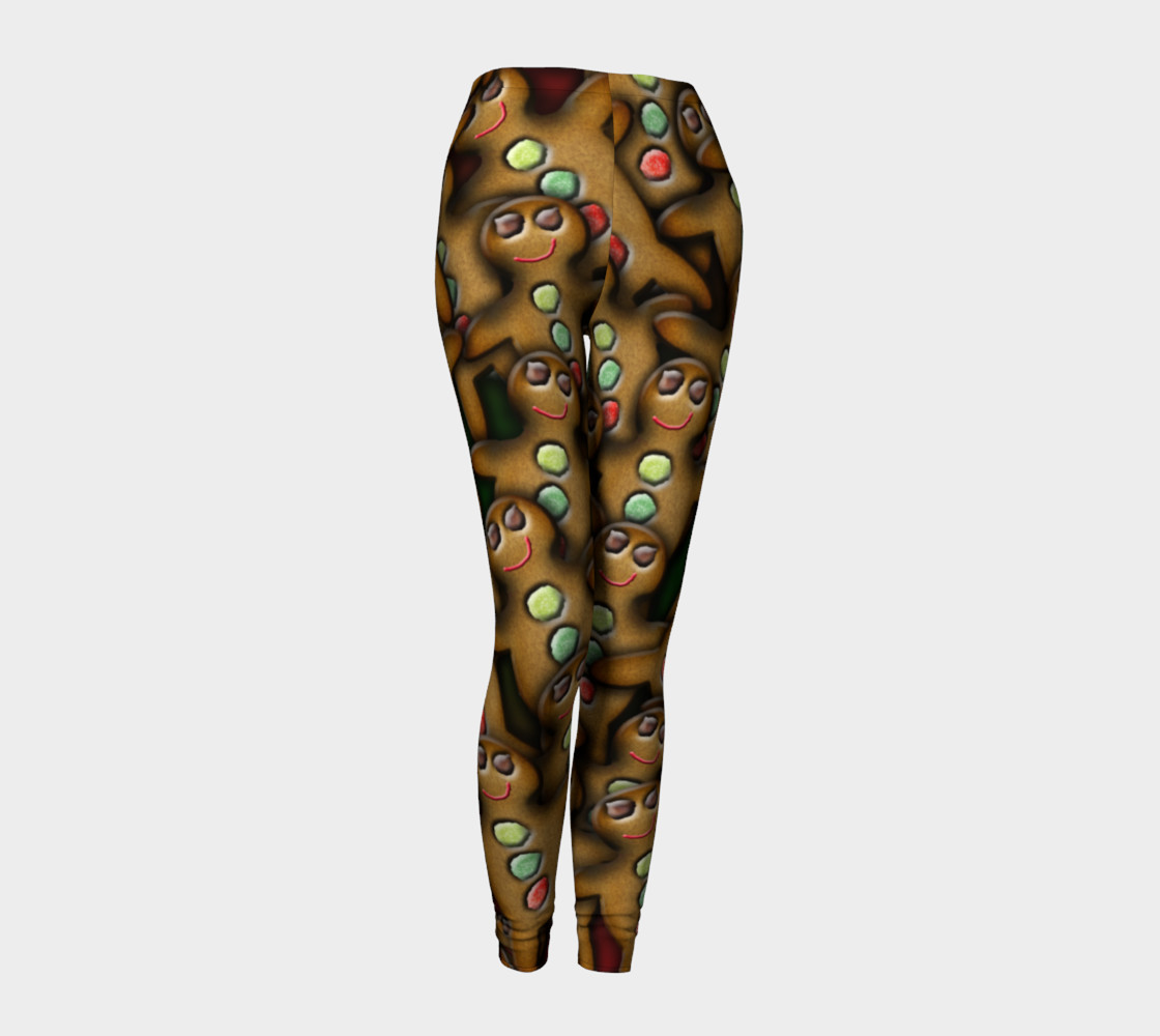 Gingerbread Man Leggings, Leggings by 