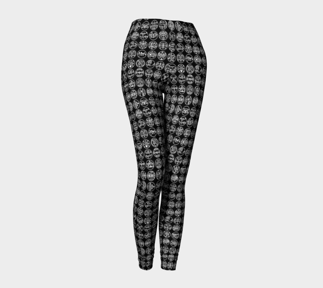 Lesser Seal Alchemy Occult Goth Leggings  preview #1