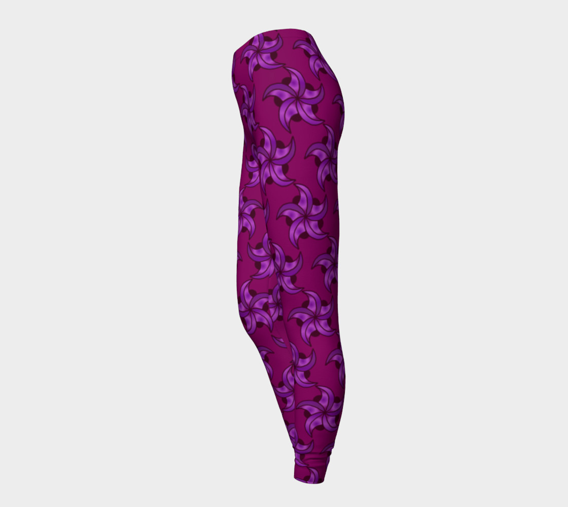 Purple Star Leggings preview #3
