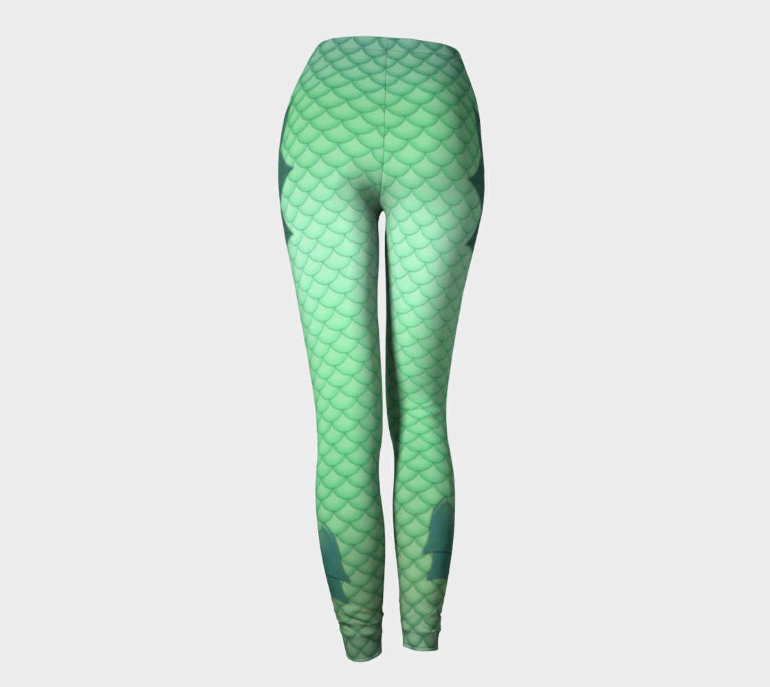 Green Mermaid Leggings preview #4
