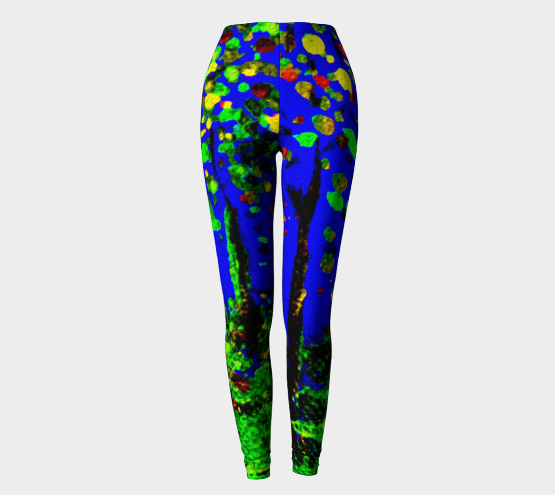 Magic Trees at Midnight Leggings preview #2