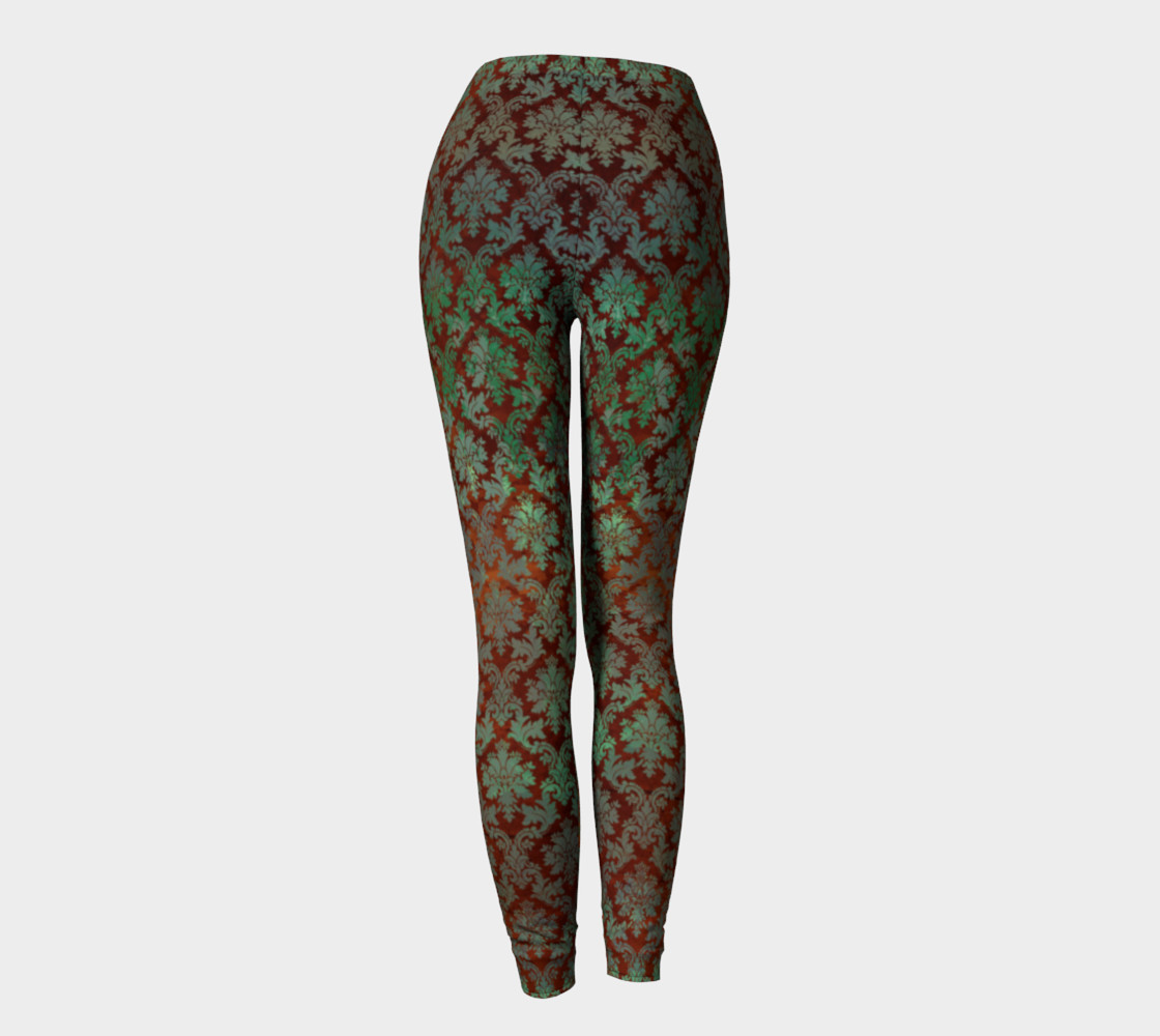 Patina Damask Leggings preview #4