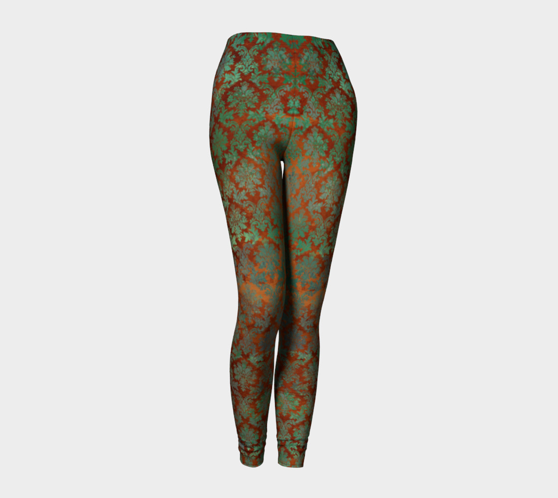 Patina Damask Leggings preview #1