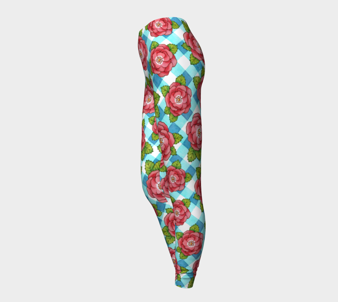 Alpen Rose on Blue Gingham preview #3