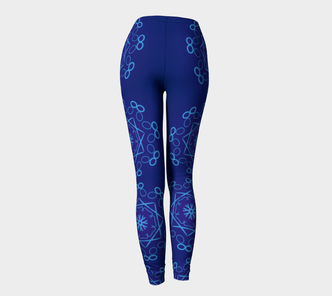 Shades of Blue Leggings preview #4