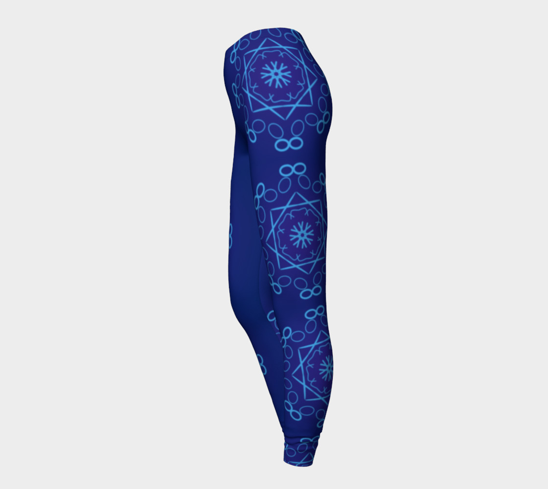 Shades of Blue Leggings preview #3