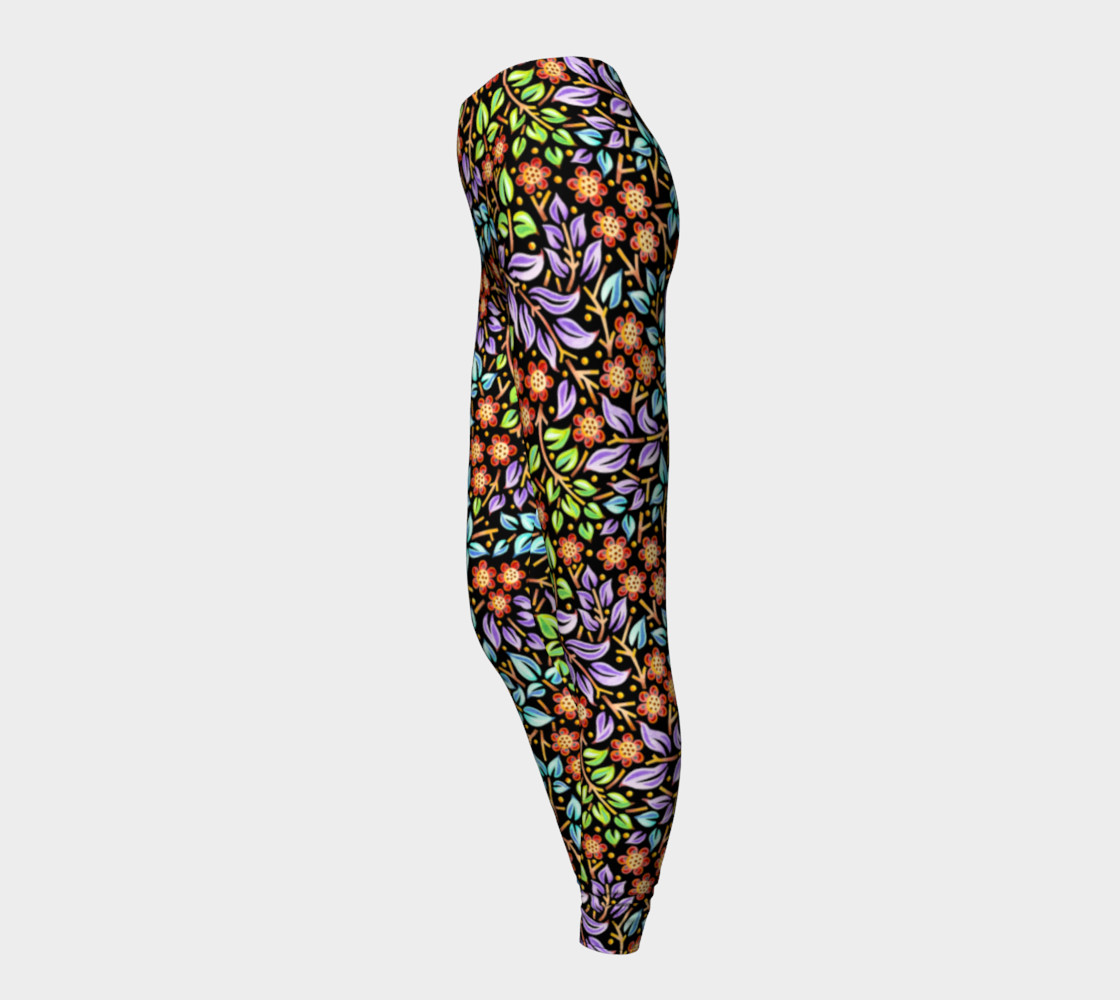 Aperçu de Filigree Floral Ankle Leggings (smaller print) #3
