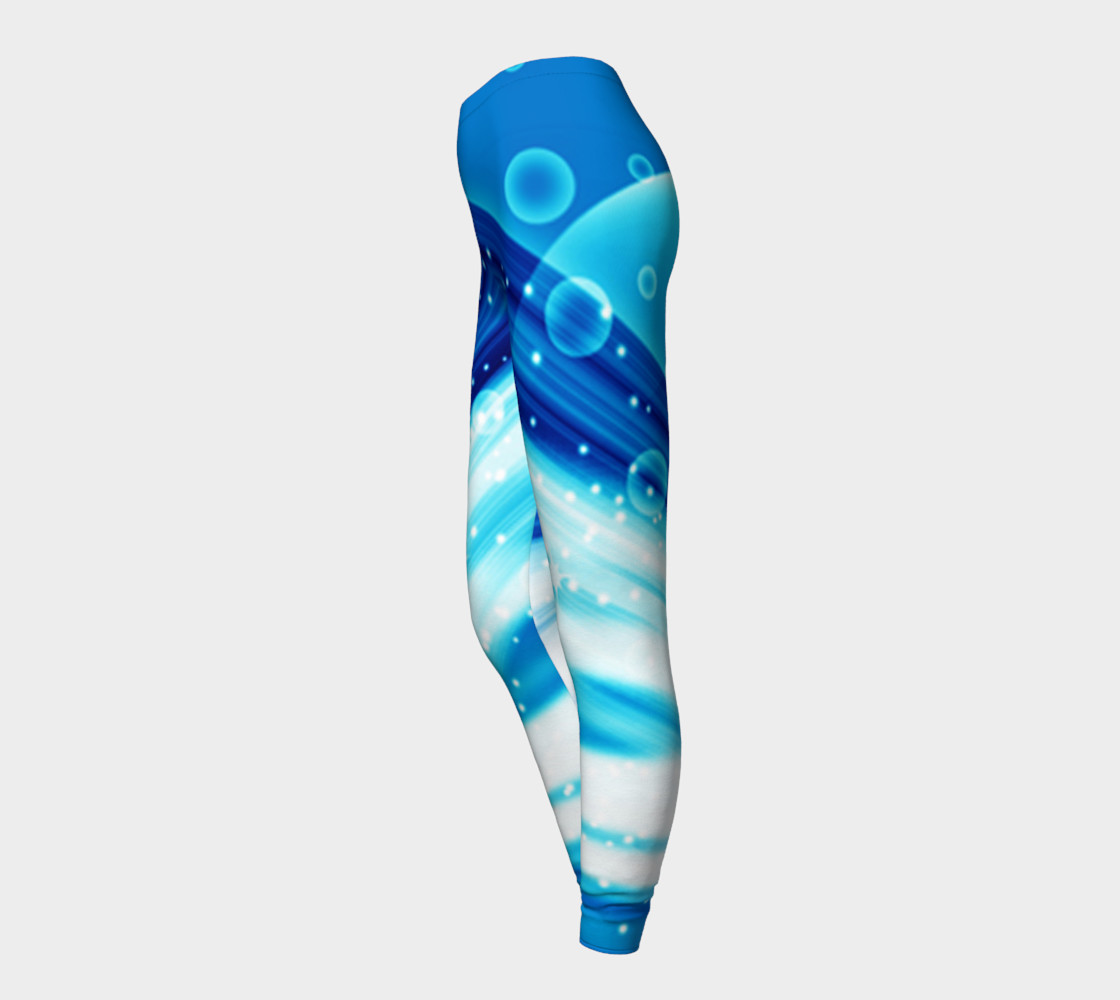 cool waves in blue preview #3