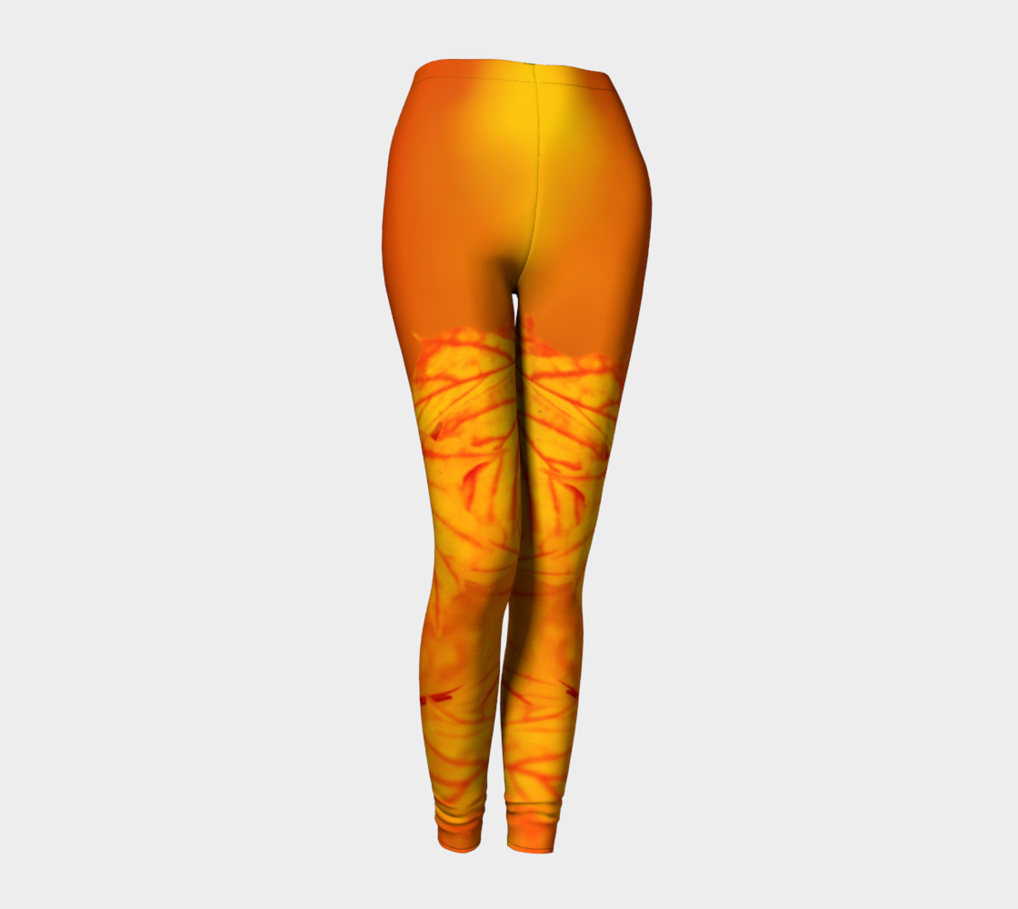 orange fall maple leaves preview #1
