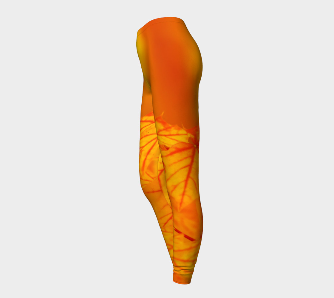 orange fall maple leaves preview #3