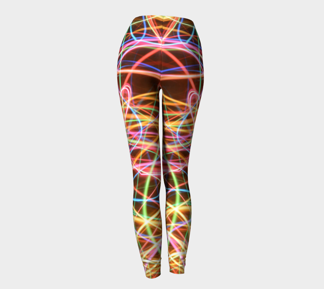 Christmas Light Trails Leggings preview #4