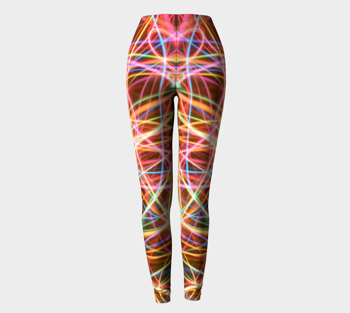 Christmas Light Trails Leggings preview #2