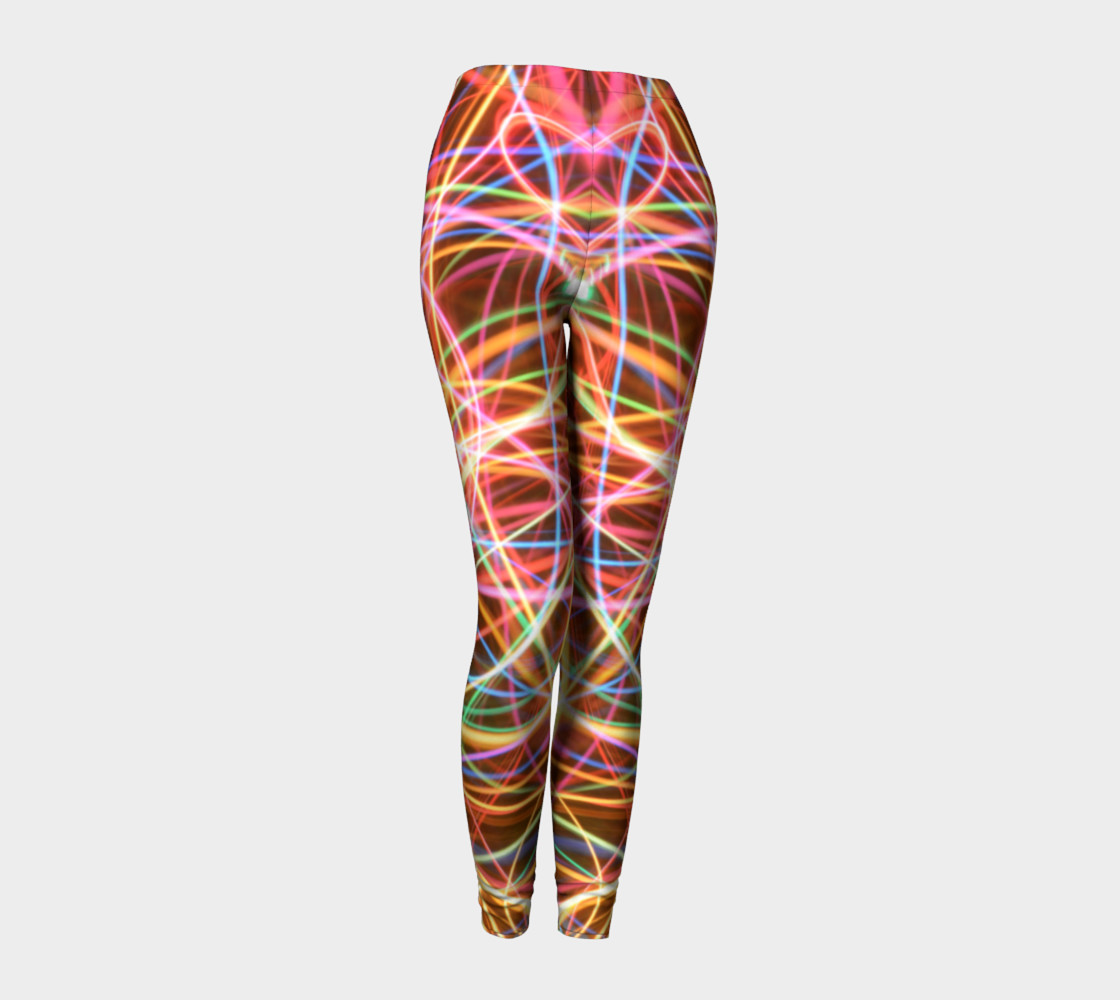 Christmas Light Trails Leggings preview #1