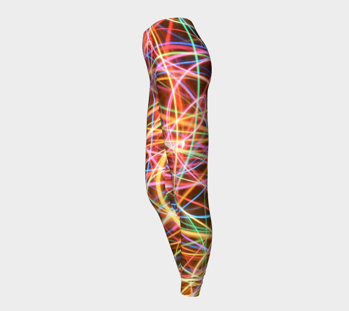 Christmas Light Trails Leggings preview #3