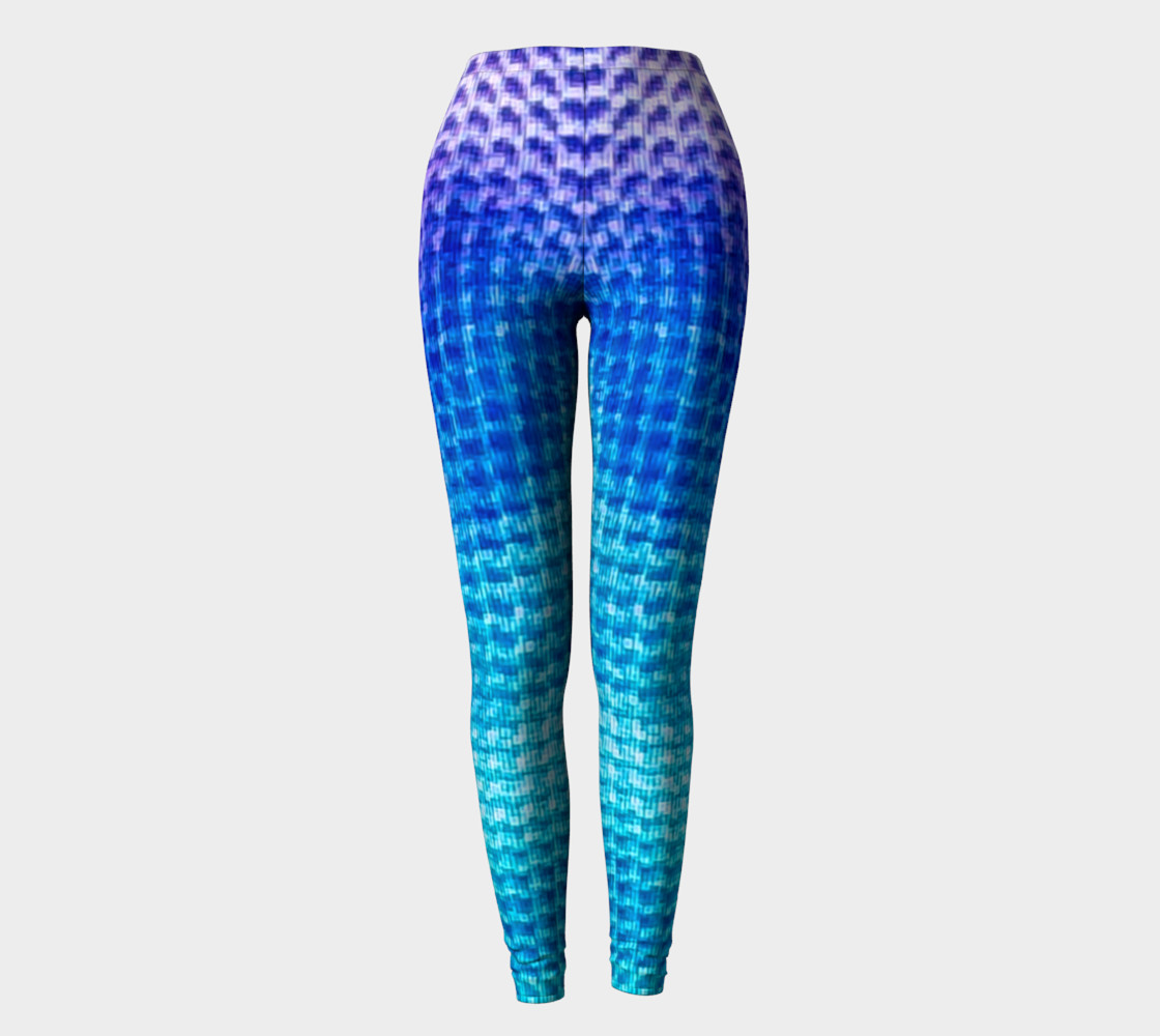 Digital Blur Leggings preview #2